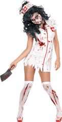 Womens Horror Halloween Costumes - Nurse Halloween Png