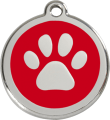 Download Hd Red Tag - Dog Name Tag Png