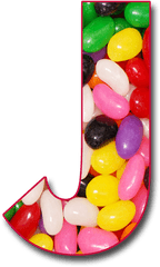 Png - Jelly Bean Alphabet Letter