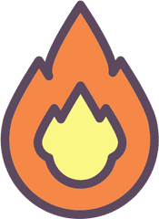 Wood Fire Free Icon Of Ecology Set - Clip Art Png
