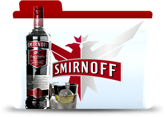 Smirnoff Folder File Free Icon Of - Famous Alcohol Brand Logo Png