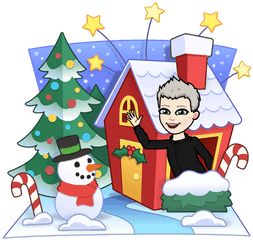 Happy Holidays Shawn White - Bitmojis Happy Holidays Png