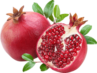 Open Duo Pomegranate Transparent Png - Pomegranate Png