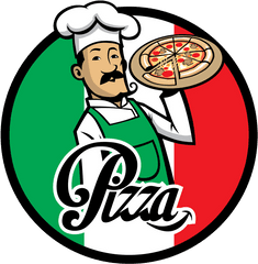 Pizza Delivery Italian Cuisine Chef - Italian Pizza Chef Pizza Logo Png