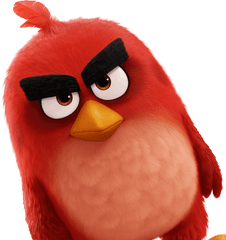 Download Red - Angry Bird Red Png Png Image With No The Angry Birds Movie