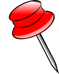 Drawing - Pin Pushpin Push Pin Free Vector Graphic On Pixabay Pin Clipart Png