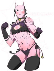 Killer Queen In Lingerie Team Fortress - Killer Queen Anime Png