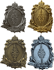 Victorian Frame Pin - Solid Png