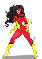 Spider Woman Hd - Free PNG