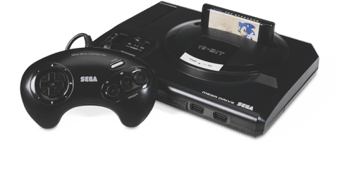 Mega Drive - Sega Mega Drive 1990 Png