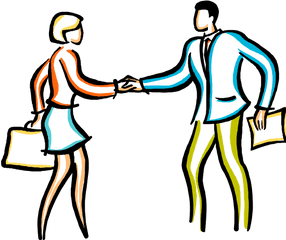 Shake Hand With Two Persons - Clipart Best Cartoon People Shaking Hands Clipart Png