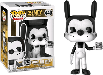 Bendy And The Ink Machine - Boris The Wolf With Beans Us Pop Vinyl Bendy And The Ink Machine Png