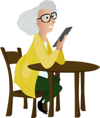 Replace Personal Visits Of Elderly Clients With Video Calls - Telephony Png