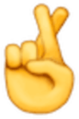 Fingers Emoji Facepalm Gesture Middle - Fingers Crossed Emoji Transparent Png