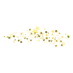 Download Christmas Gold Star - Transparent Background Gold Stars Png