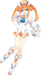 Uzume Tennouboshi - Hyperdimension Neptunia Orange Heart Png