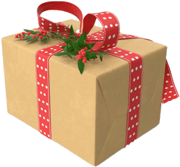 Present Transparent Background Png Mart - Classic Christmas Present Box