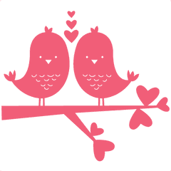 Download Hd Love Birds Clipart Frame Png - Scrapbook Clipart Love Clipart For Scrapbooking