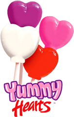 Yummy Hearts Gourmet Lollipops 1 Oz - Heart Png