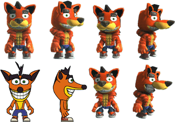 Crash Bandicoot Made In Lbp By Eternalreflux - Crash Little Big Planet Crash Bandicoot Png