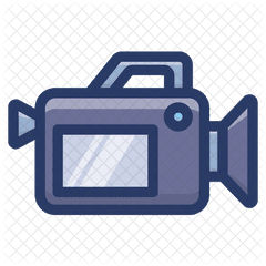 Video Recording Camera Icon Of Colored - Clip Art Png