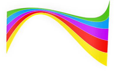 Download Rainbow Ribbon Transparent Bacground Clipart - Gay Rainbow Color Vector Transparent Png