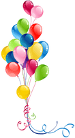 Party Balloon Birthday Bunch Free PNG HQ