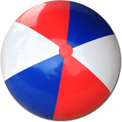 Pictures Of Beach Balls - Red White And Blue Beach Ball Beach Ball Png