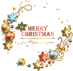 Merry Christmas Png Transparent Images - Transparent Merry Christmas And Happy New Year