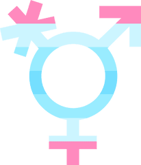 Download Transgender Symbol Transparent - All Gender All Gender Bathroom Sign Png