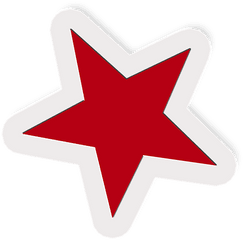 Rating Star Icon Png - Favorite Review Rating Star Red Bandera Carlista