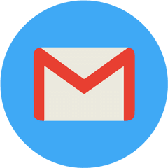 Download Account Google Icons Contacts - Gmail Logo Circle Png