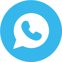 Whatsapp Blue Icon - Twitter Button Png