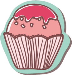 Download Cupcake Birthday Cake Torte - Cupcacke Sticker Transparent Background Png