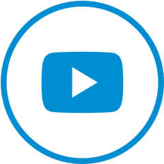 Multimedia Social Video Youtube Icon - Youtube Icon Blue Png