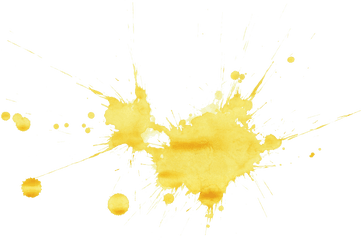 20 Yellow Watercolor Splatter - Illustration Png