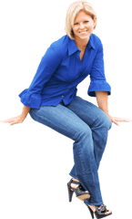 Woman Sitting Png 1 Image - Person Sitting Transparent Background