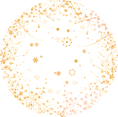 Download Hd Fresh Orange Hand Painted Garland Decorative - Circle Png