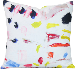 Pierre Frey Arty - Contemporary Modern Multi Colored Pillow Cover 20x20 No Detailing Decorative Png