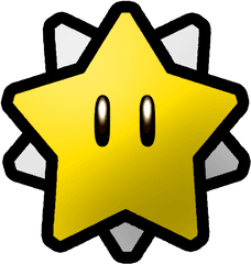 Banner Black And White Stock Super D - Super Mario Star Png