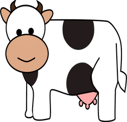 Cows Clipart Livestock Transparent Free For - Milking In Progress Sign Png