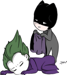 Anime Batman Joker Chibi - Chibi Png