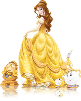 Walt Belle Company Beast The Princess Disney - Free PNG