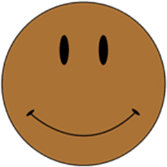 Brown Smiley Face - Happy Png