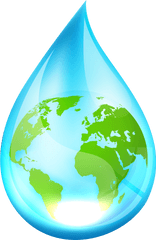 Download Earth Png - Water Droplet With World Full Size World Map Wallpaper For Phone