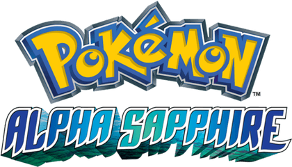 Pokemon Alpha Sapphire Logo PokÃ©mon Rubis OmÃ©ga Jeux - PokÃ©mon Omega Ruby And Alpha Sapphire Png