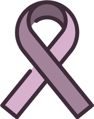 Purple Ribbon Png Icon - Purple Ribbon Icon