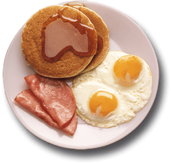 Fried Egg Png - Hot Cakes Y Huevos