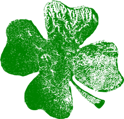 6 Grunge Clover Png Transparent Onlygfxcom - Shamrock