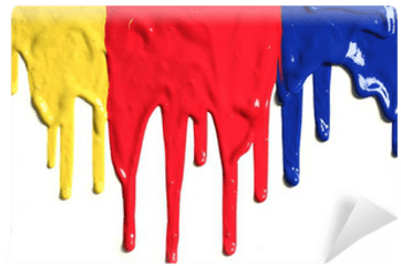 Paint Dripping Wall Mural Pixers - Paint Dripping On A Wall Png